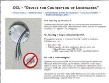Tablet Screenshot of dcl.no
